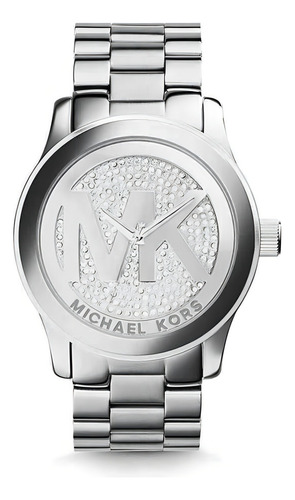 Reloj analógico Michael Kors MK5544/1kn plateado para mujer