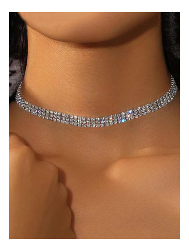 Choker Strass / Gargantilla Strass / Collar Strass Fino.