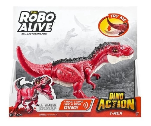 Brinquedo Robo Alive Dino Action T-rex Candide 1108