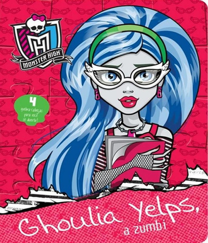 Livro Ghoulia Yelps A Zumbi - Monster High