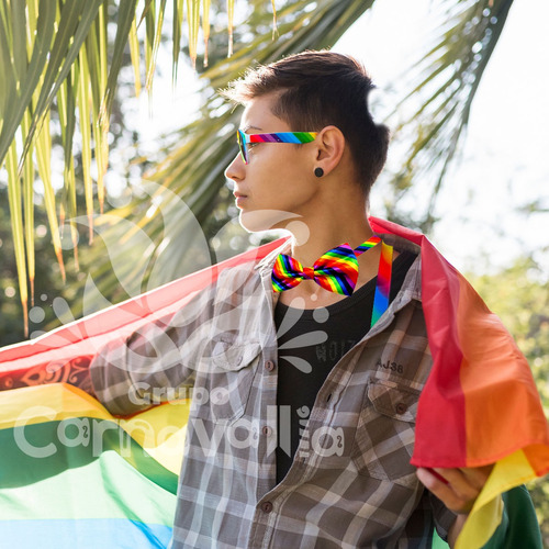 Js Kit P/adulto Tirantes Lentes Moño Bandera Orgullo Gay