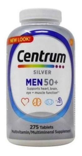 Centrum Silver Men 50+ Homem Multivitaminico 275 Caps Usa