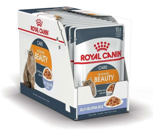 Royal Canin Intense Beauty Care Pouch X 85 Grs X 12 Unidades