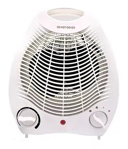 Calefactor Eléctrico Termoventilador 1900w Color Blanco