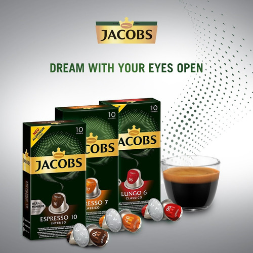 Cápsulas Nespresso Compatibles Café Jacobs Espresso Clásico