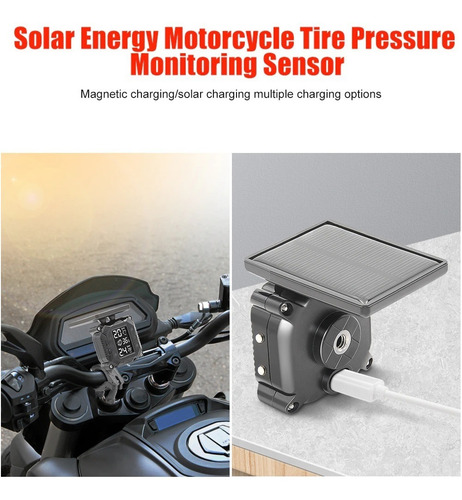 Sensor Tpms Moto Magnetico Solar Usb Sensores Externos Pem