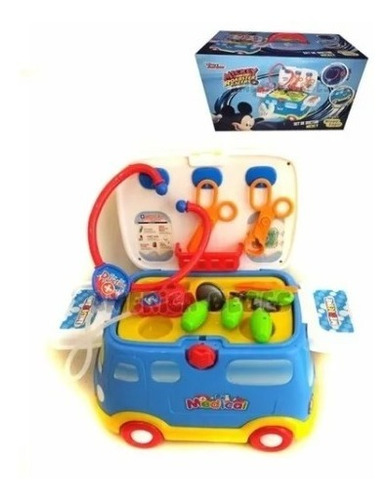 Autito Caminador Set De Doctor Mickey Zippy Toy