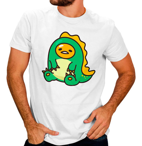  Playera Gudetama Hello Kitty Para Hombre N00#3