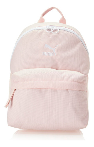 Mochila Feminina Prime Classics Seasonal Backpack Puma Cor Rose dust Desenho do tecido Liso