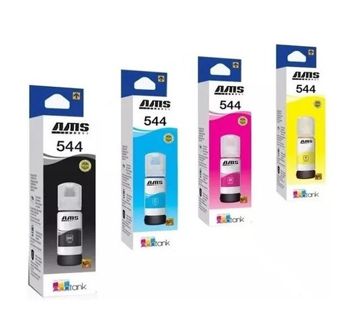 Tinta Epson Ams Compatible T544:  L110 / L3110 / L3150 