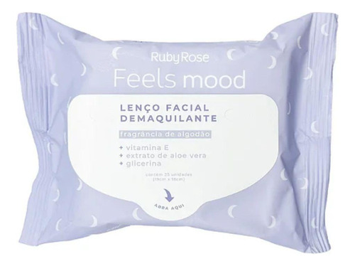 Kit Demaquilante Facial Lenço E Sabonete Mousse Ruby Rose