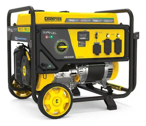 Generador Champion 7850 Watts Dual Fuel