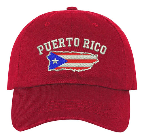 Dsy Lifestyle Puerto Rico Map Gorra Béisbol Boricua Gorra