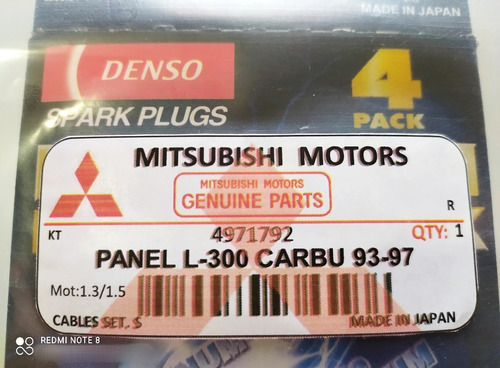 Cables De Bujias Panel L300 Carburado Mitsubishi 93-97