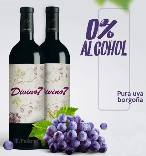 Imagen 2 de 5 de Vino Sin Alcohol Divino 7