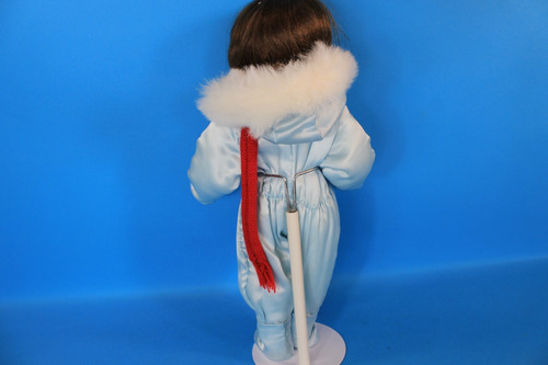 Muñeco Niño Con Abrigo De Porcelana Franklin Heirloom Dolls (Usado)