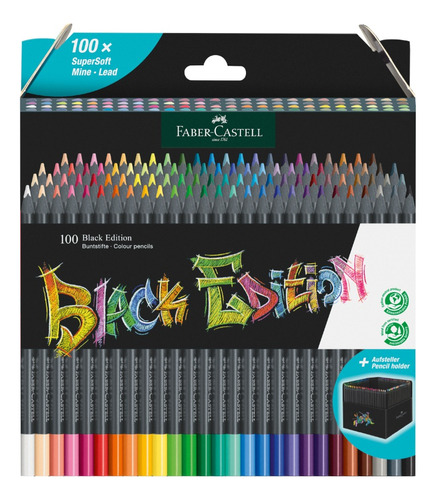 Lápices De Colores Faber Castell Super Soft 100 Colores
