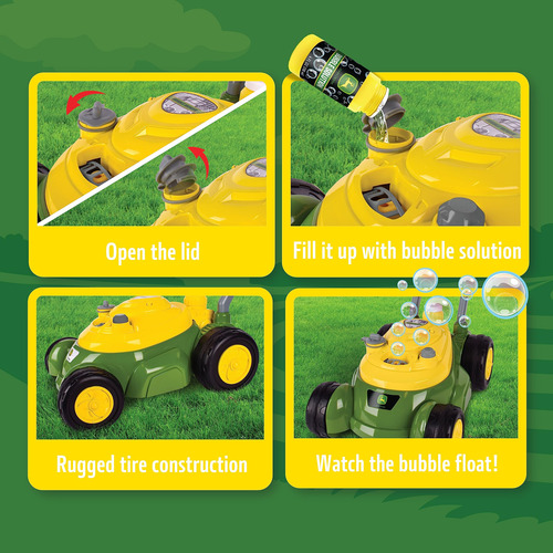 Cortacésped De Burbujas John Deere Para Niños Pequeños Color