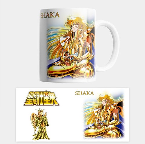 Taza 355ml + Cajita De Madera Shaka De Virgo