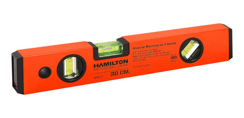 Imagen 1 de 2 de Nivel De Aluminio - 300 Mm. Hamilton Ns300