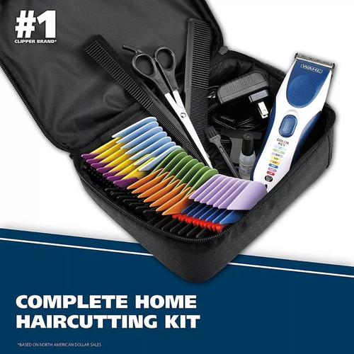 Imagen 2 de 8 de Máquina Cortar Pelo Wahl Colorpro Cordless 20 Piezas
