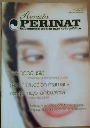 Revista Perinat Información Médica Menopausia N 5 Año 2003