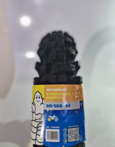 Pneu Michelin Traseiro 90/100-14 M/c 49m Starcross 5 Medium