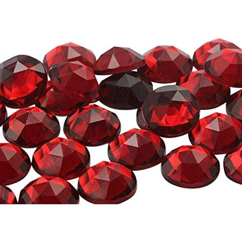 50 Piezas De Diamantes De Acrílico Redondos Planos De ...