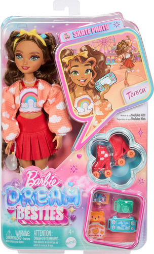 Boneca Moderna Barbie Dream Besties Teresa Com Acessórios