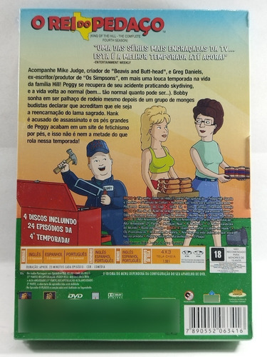 Dvd O Rei Do Pedaço 4° Temp Completa