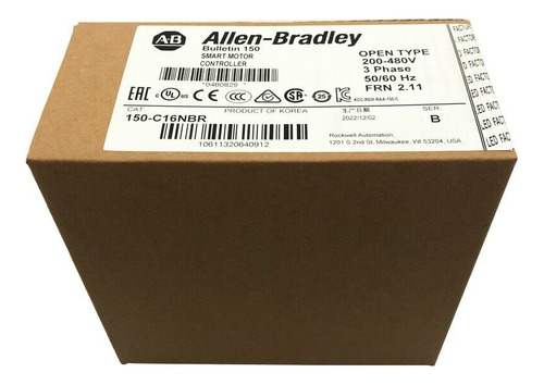 New Allen-bradley 150-c16nbr Smc-3 16a Smart Motor Contr Hha