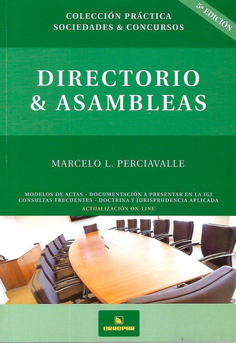 Directorio & Asambleas Perciavalle 5ª Ed. 2017 Errepar