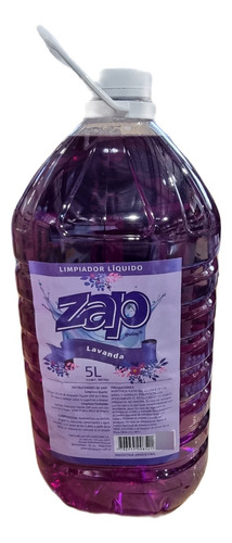 Limpiador Liquido De Pisos Zap En Botella 5 L