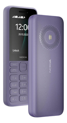 Nokia 130 Excelente Sonido Y Teclado Grande, Ideal Adultos M Lila
