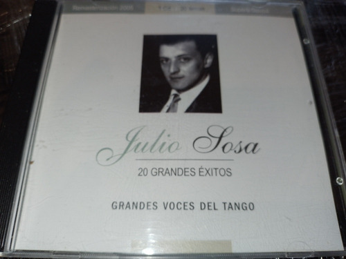 Julio Sosa Cd 20 Grandes Éxitos Grandes Voces Del Tango