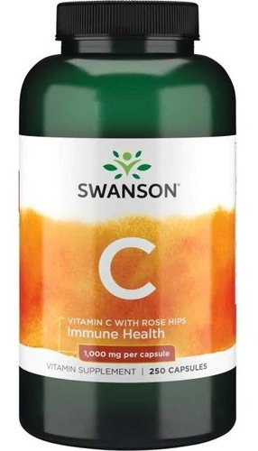 Vitamina C Con Escaramujo  1,000mg  250caps