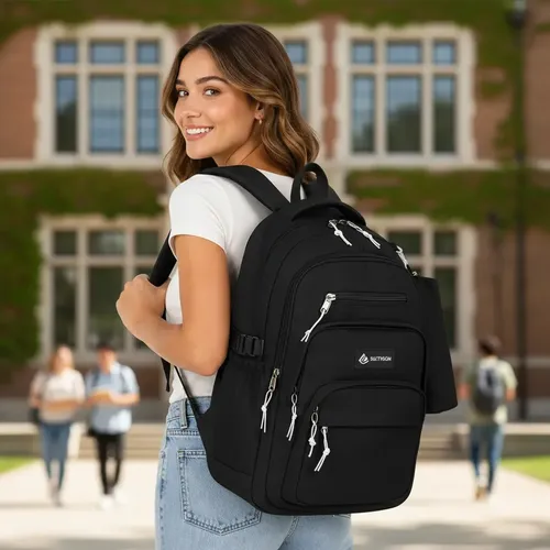 Mochila Escolar Com Estojo Faculdade Feminina Masculina