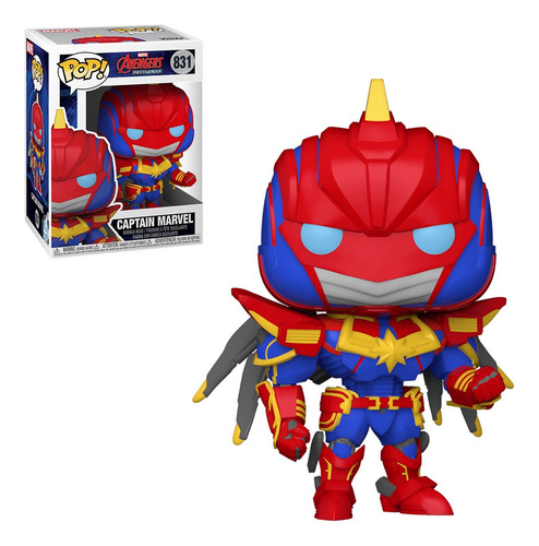 Funko Pop Marvel Avengers Mech Strike Captain Marvel 831