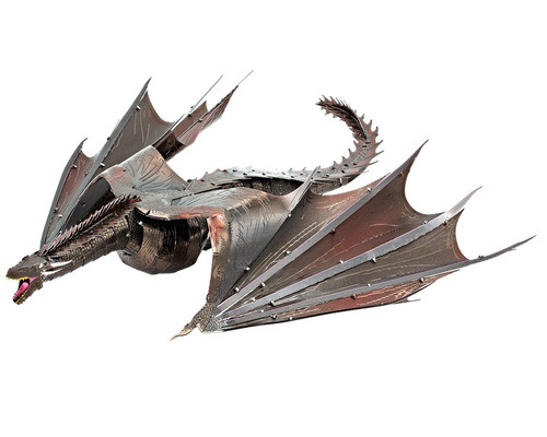 Imagen 2 de 4 de Rompecabezas Metal 3d Fascinations Drogon