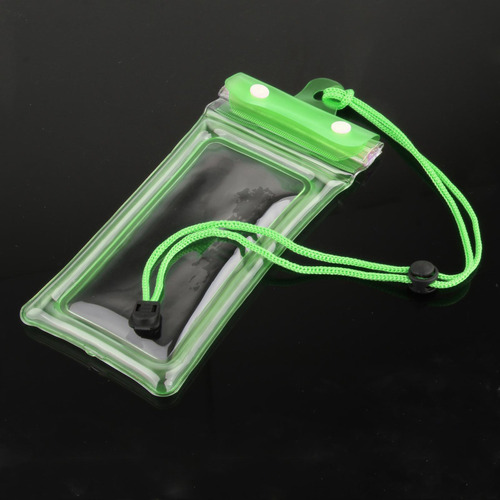 3 Bolsa Impermeable Para Teléfono Con Cordón, Soporte