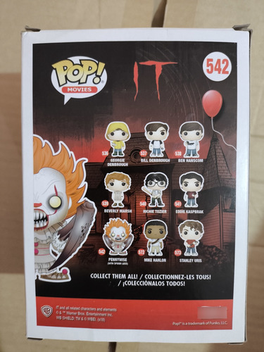 Funko Pop! Pennywise With Spider Legs 542 - It Muñeco (Usado)
