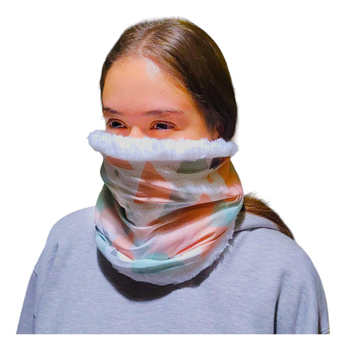 Tapabocas Buff Invierno Estampados Fulano&mengano Color Triángulos Pastel