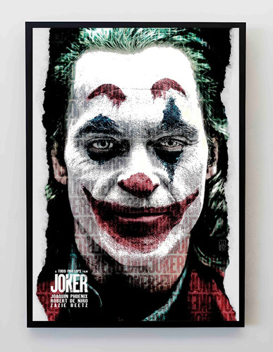 Cuadro 33x48cm Poster Todd Phillips Joker Joaquin Phoenix