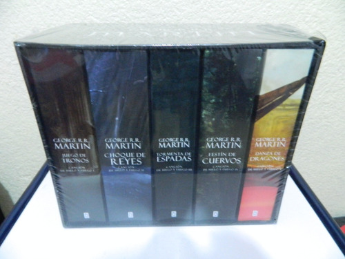 Imagen 2 de 2 de Box Set Juego De Tronos 5 Libros Game Of Thrones Español
