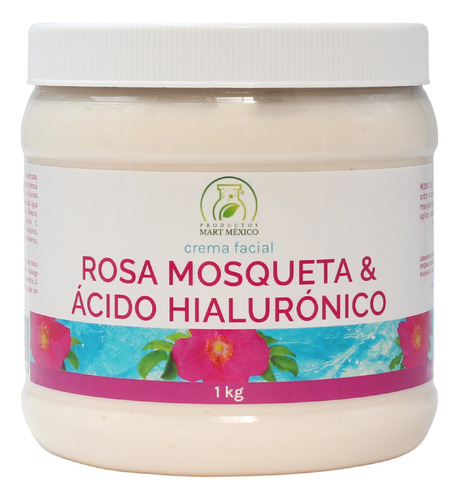 Crema Rosa Mosqueta & Acido Hialurónico Anti-edad (1 Kilo)