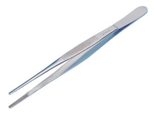 Pinça Anatômica Dissecção 20cm - Aço Inoxidável Cirúrgico Tipo de alicate Reta