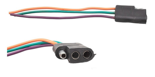 Conector Universal 3 Vias Lineales Macho Y Hembra