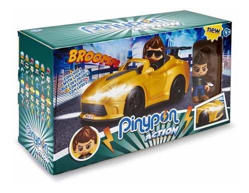 Pinypon Action Super Coche Figura Y Extras - Espacio Regalos