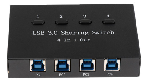Conmutador De Manual Usb 3.0 Conmutador Kvm Caja Adaptadora