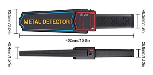 Detector De Metal Portátil - Alta Sensibilidade
